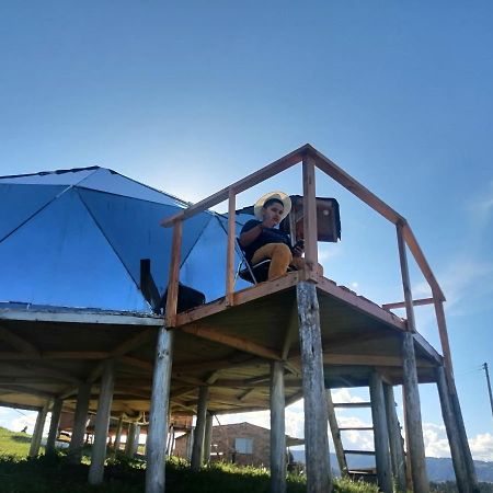 Cabañas el mirador del tomine Guatavita Exterior foto