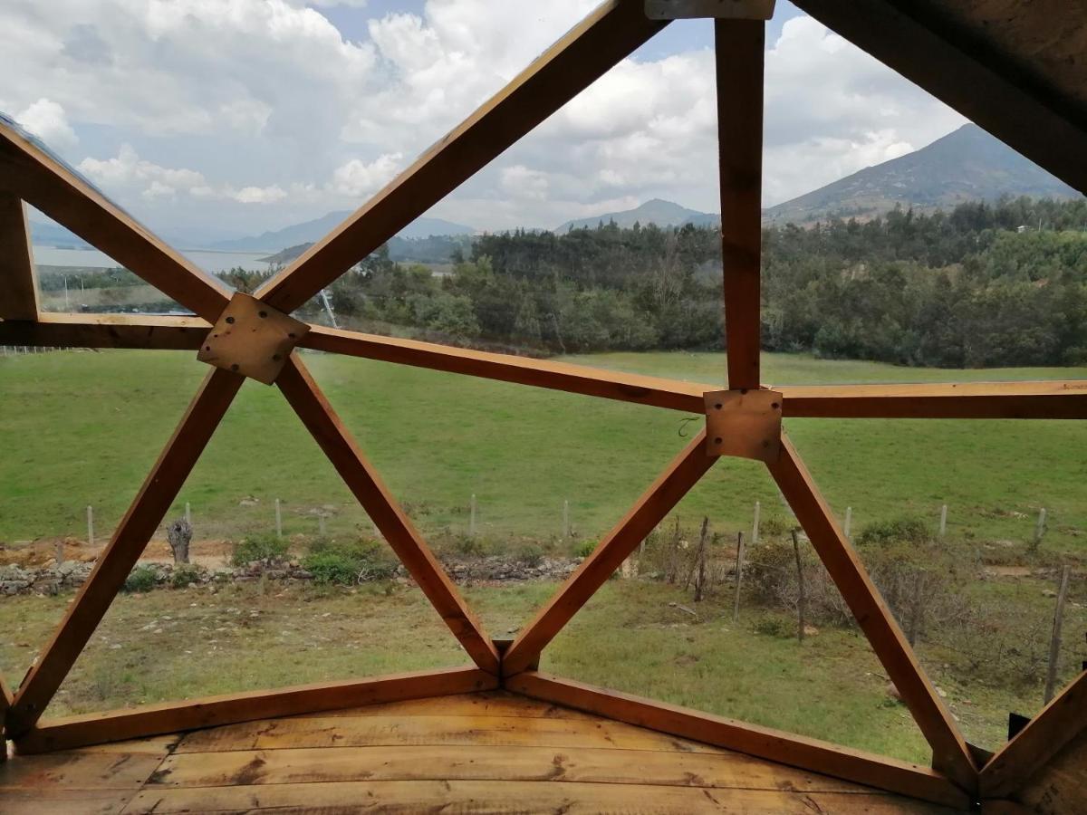 Cabañas el mirador del tomine Guatavita Exterior foto